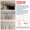 Self Adhesive Ceiling Curtain Track Ceiling Mount, Ceiling Mount Curtain