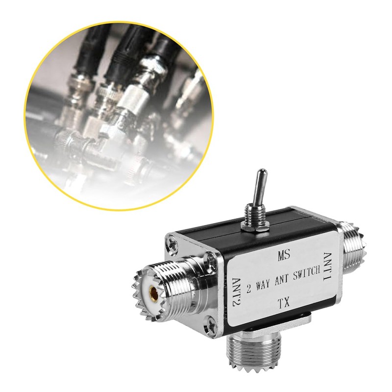 Gorise 100W Antennae Switch, SO239 Interface Manual 2-channel CB/HAM Antenna