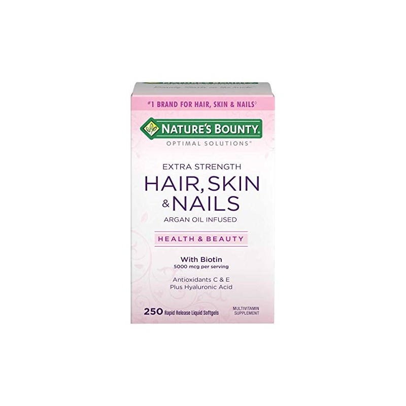 Nature's Bounty Hair, Skin and Nails, 250 Softgels