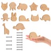 EUIEUT 12 PCS Animal Drawer Knobs Wooden Cabinet Knobs with