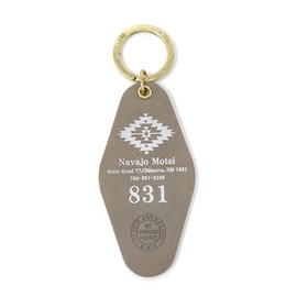 [Standard Factory] Motel Hotel Keychain Faux Suede, gray