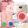 GIRLEARLE Premium Digital Waxing Kit for Home Hair Removal