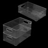 JAPCHET 3 Pack 25.5 x 15 x 7.6cm Fridge Storage