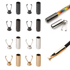 NINVVS 8 Pieces of Rope Stoppers, Rope Head Buttons, Laces Buckles, Laces Heads, DIY Rope Stoppers, Decorative Buckles for Sweatshirts, Pants, Cap Cords