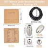 SUNNYCLUE Bead Bracelet Making Kit with Morse Code Beads Morse