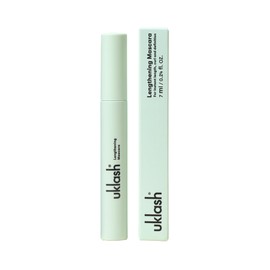 UKLASH Lengthening Mascara - Extra-Black Pigmented, Water-Resistant, Vegan-Friendly, Paraben-Free with a Double-Sided Silicone Wand - Smudge-Proof Curling & Defining Formula