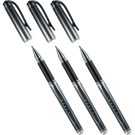 Faber-Castell Uni-Ball Impact UM-153S Gel Pen (Pack of 3) - Black