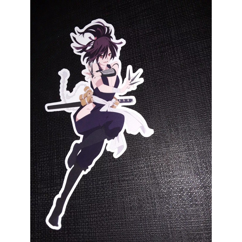 Yuzuriha Hell's Paradise Glossy Sticker Anime Waterproof!