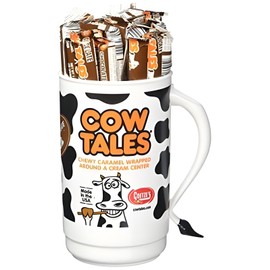 Goetze's Cow Tales Candy Tumbler, Chocolate, 100 Count