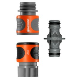 Gardena 6937 Quick Connector Coupling/Joiner Set, for Extending and Connecting Hoses, Made in Germany