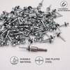 SKIR'CO Pack of 100 Galvanised Roofing Screws 5.5 x 38
