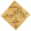Totally Bamboo Virginia State Puzzle 4 Piece Bamboo Coaster Set
