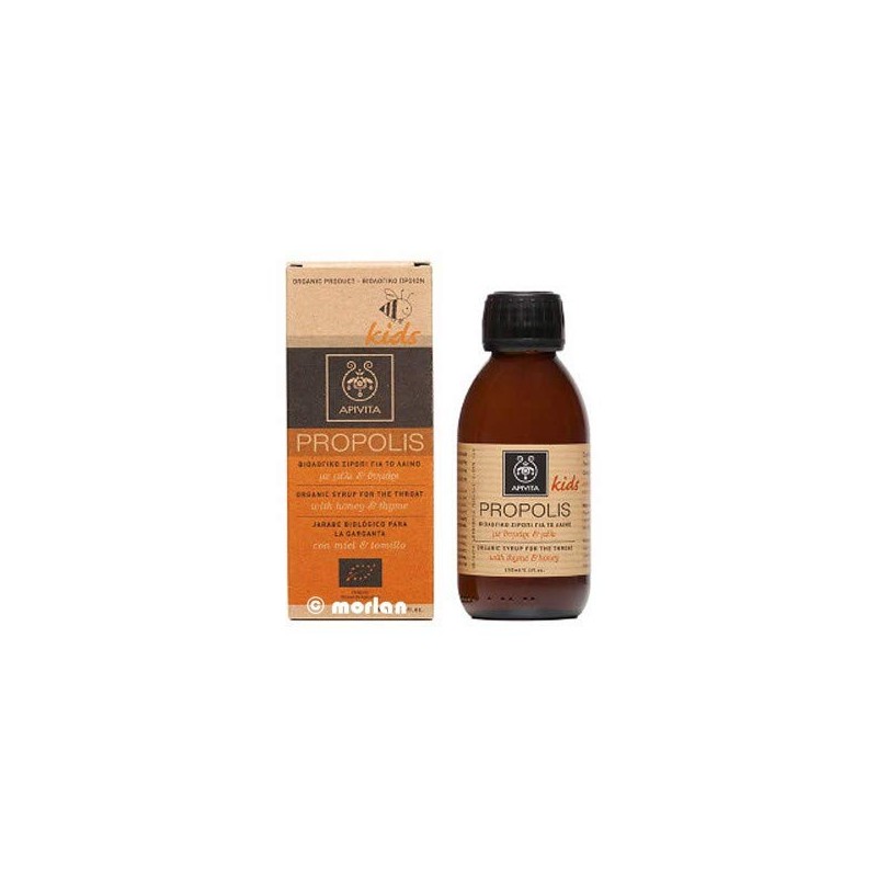 APIVITA PROPOLIS Kids Organic Syrup for the Throat with honey