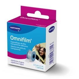 Omnifilm: Selbstklebende Klebepads für empfindliche Haut, 2,5 x 5 m