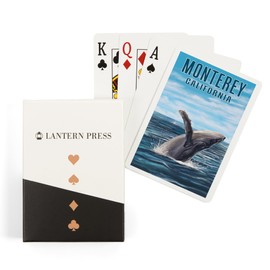 Lantern Press Monterey, California, Humpback Whale (52 Playing Cards, Poker Size Card Deck with Jokers)