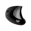 Adesso iMouse E90 - Wireless Left-Handed Vertical Ergonomic Mouse, Black