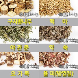꾸지뽕나무 맥아 야관문 약쑥 오가목 율피 인진 Mulberry Barley, Epimedium, Mugwort, Oga Mok, Cnidii Rhizoma, and Injin