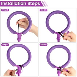 Bola de Tobillo para Niños, Plegable Portátil, Colorida Rueda Intermitente, Ankle Skip Ball for Kids, Juguetes Exteriores para Niños, Regalo para Niña