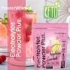 PowderVitamin Electrolitos en polvo Plus (100 porciones) Limonada de frambuesa