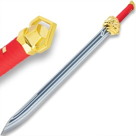 Genshin Impact Lions Roar Sword Replica | Stainless Steel Blade | Cosplay and Display Anime Sword | 23 3/4" Durable Blade | Collectible & Replica Anime Item | Overall Length 36 3/4"