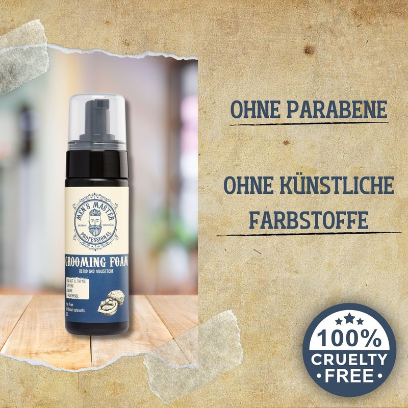 Beard and Moustache Moisture Foam 150ml
