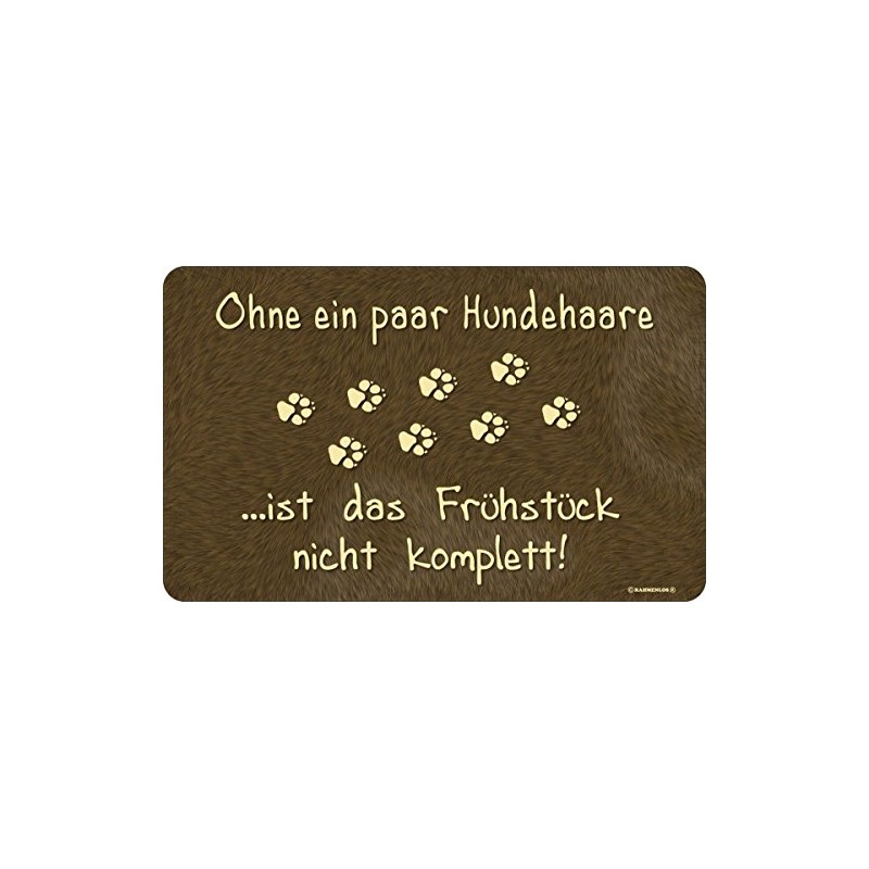 RAHMENLOS Original Schneidbrettchen: Ohne EIN Paar Hundehaare ist das Frühstück