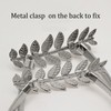 Curtain Tiebacks, Metal Leaves Curtain Holdbacks Adjustable Curtain Straps Curtain