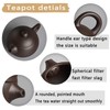 CAISANG Travel Tea Sets 12 PACK Ceramic Teapot, Chinese Tea