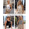 BEMYLV - Riñonera de piel para mujer, bandolera con cintura