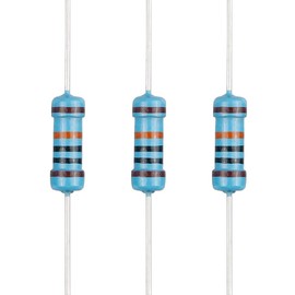 EDGELEC 100pcs 100K ohm Resistor 1/2w (0.5Watt) ±1% Tolerance Metal Film Fixed Resistor, Multiple Values of Resistance Optional
