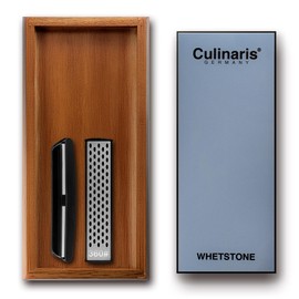 Culinaris - Wet / Whetstone - Set of 5 | 3000/8000 | Whetstone for Perfect Sharpness and Polishing