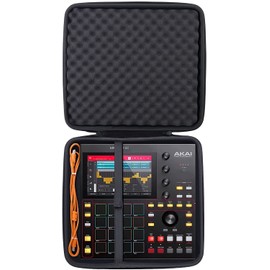 co2CREA Hard Travel Protective Case for AKAI Professional MPC One/MPC One+ Standalone Drum Machine, Bag Only, black, Casual