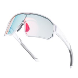 ROCKBROS Children's Sunglasses, Kids Sports Sunglasses, Dimming Sunglasses, UV Protection, Ultra Lightweight Frame, For Running, Climbing, Cycling, Day and Night, Unisex, 8-14 Years Old