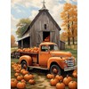 BYGFHLYW 5D Autumn Diamond Painting Kits for Adults, Farmhouse Truck