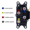 12V 250A Winch Solenoid Relay Contactor Switch Mounting Brackets Kit