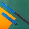 MISUVRSE Aluminum Alloy Foldable Ruler Simple Folding Metal Stationery Rule