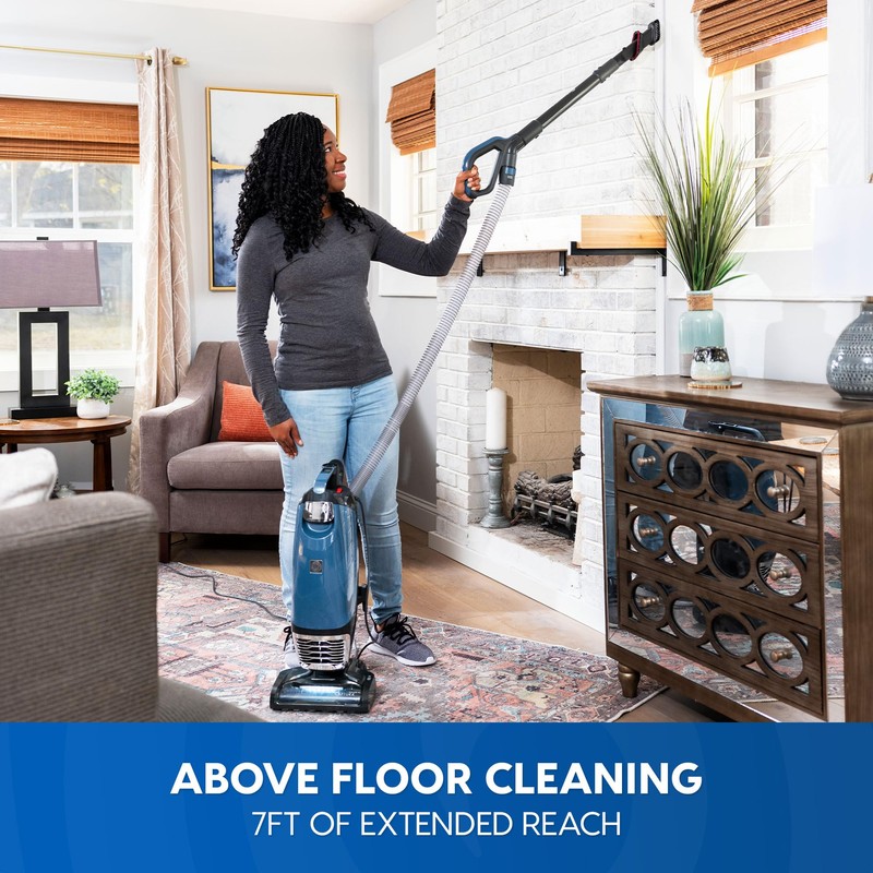 Vacmaster UB0302E Bagged Upright Vacuum Lightweight Cleaner 2-Motor Power Suction