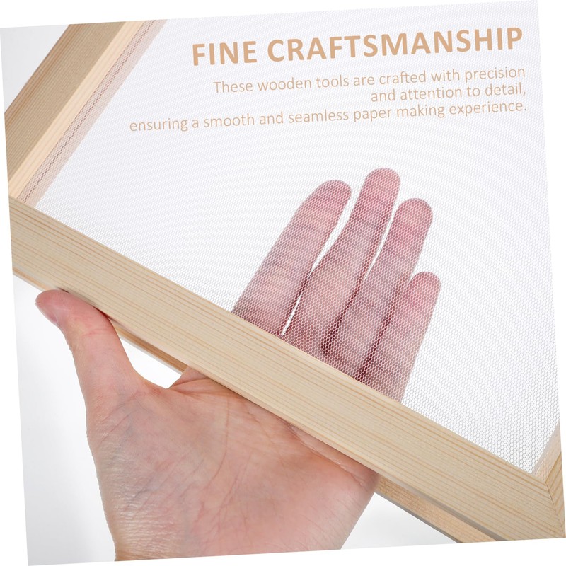 SEWACC Double Layer Screen Paper Making Kit Deckle Mould Craft