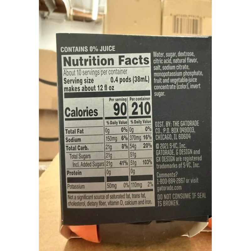 Gatorade GX Fruit Punch Pods 12 Pack (48 total units)