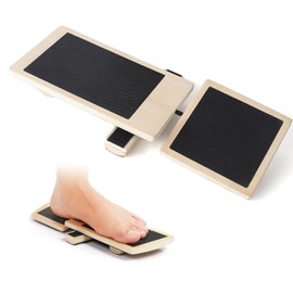 Smavles Single Foot Balance Board, Ankle Strengthener Board, Wooden Foot Strengthener Trainer, Ankle Balancing Board, Ankle Foot Strengthener Exerciser for Sprained Stability Exercises Balance Trainin