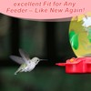 RENEWREVITAL Hummingbird Feeder Parts, Durable Hummingbird Feeder Replacement Flowers, Easy