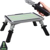 Homeon Wheels RV Steps Adjustable Height Aluminum Folding Platform Step