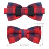 Joytale Cat Collar with Bell and Bow Tie, Soft Tartan,