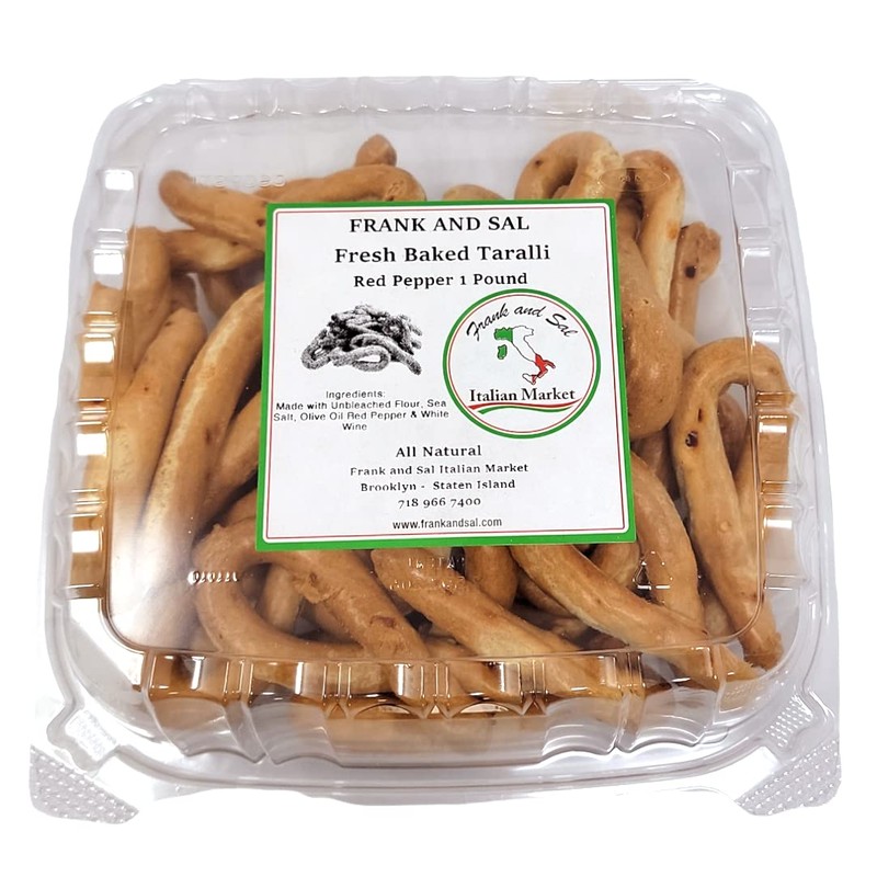 All Natural Red Pepper Taralli Biscuit Frank and Sal Bakery