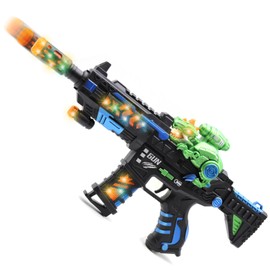 DaoDaoZhu Dinosaur Light Up Toy Gun with Sound Effects, Noise-Making Gun Toys for Kids Indoor/Outdoor Play & Halloween Costume, Christmas Birthday Dinosaur Gifts for 3 4 5 6 7 Year Old Boys Toddlers