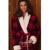 Alexander Del Rossa Women's Warm Fleece Robe, Long Plush Bathrobe,