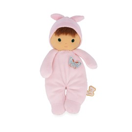 KALOO Very Soft and Fluffy Baby Doll - Soft and Delicate Body - Rag Doll - Pink Colour - 24 cm - Washable - From Birth - K222005