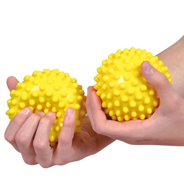 gimuniku Tactile Ball 10 (2 Pack) [Balance Ball] yellow Diameter 10 cm