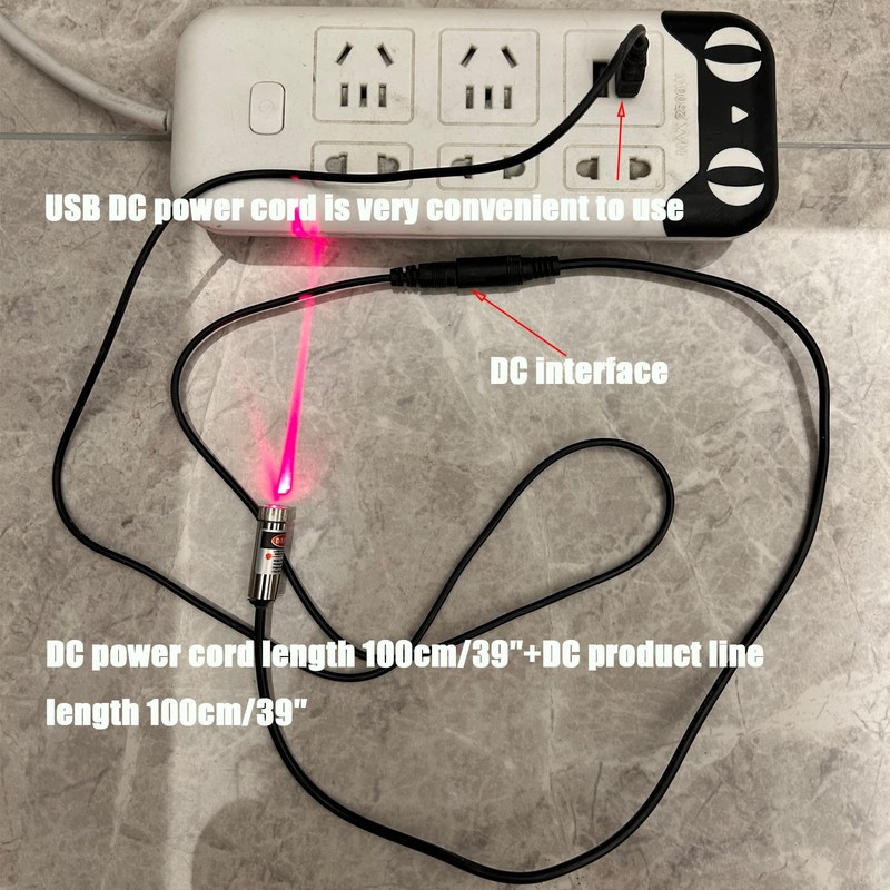 BEITESI Laser module USB power cable USB to DC power