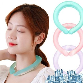 18°C Ice Neck Cooler Tube Scarf for Neck Cooling Cooling/Blue
